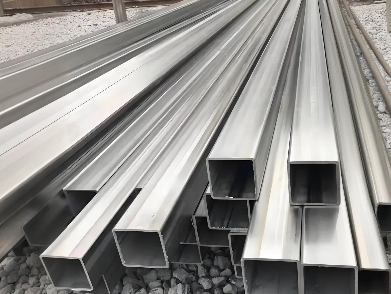 ASTM/EN 10297 Certified 316L/S30400 Stainless Square Tube | Industrial-Grade Structural Pipes