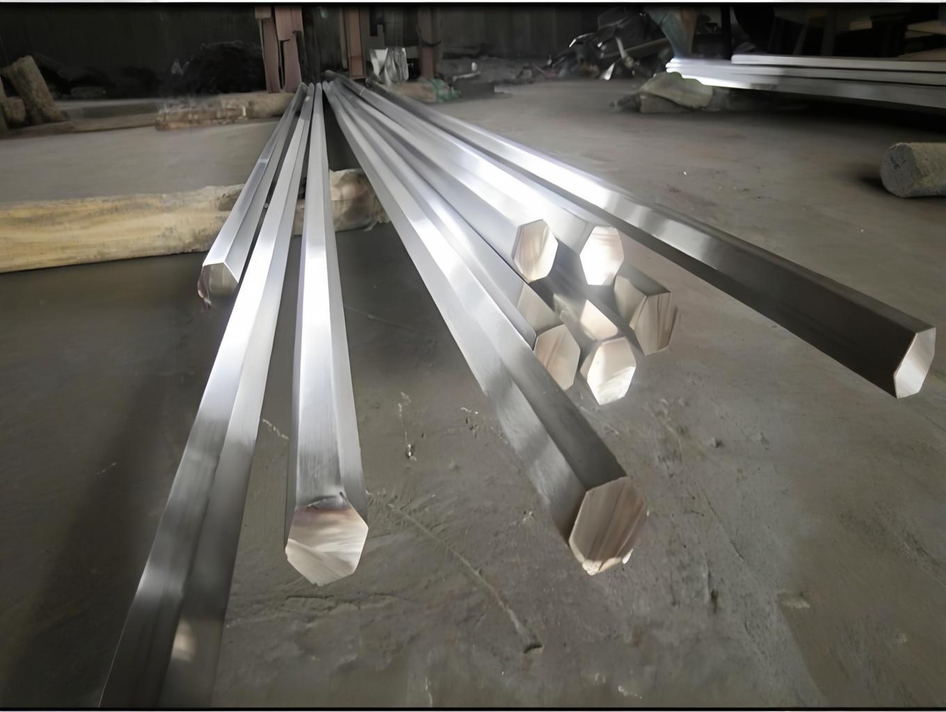 304 316L 2205 Stainless Steel Hex Bars | 52mm Cold Drawn Corrosion & Heat Resistant | Factory Direct Pricing, Massive Stock & Custom Sizes