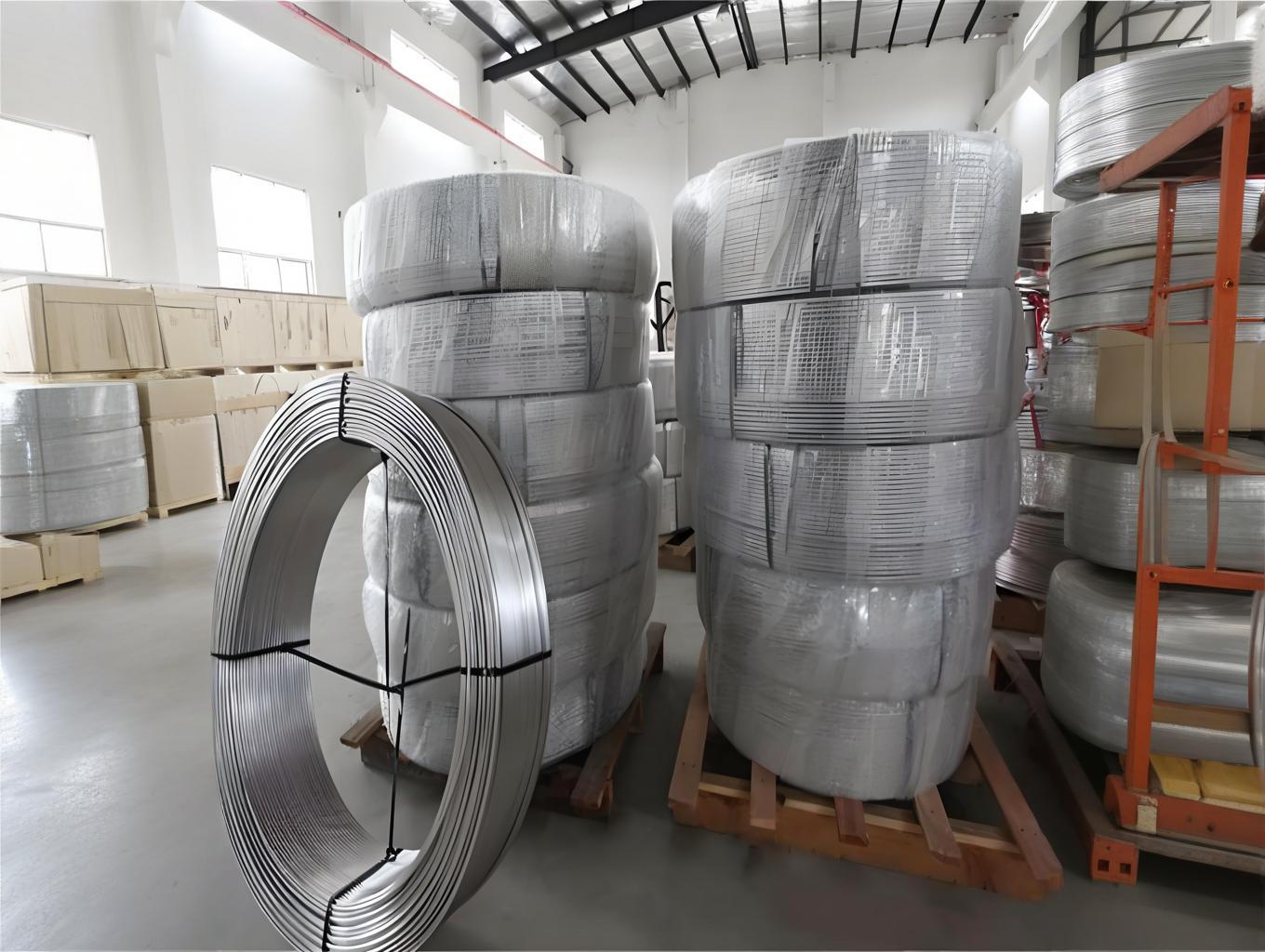 ASTM 304L/316L/321 Stainless Steel Coiled Wire | Custom Thickness ±1% Tolerance & Medical Grade