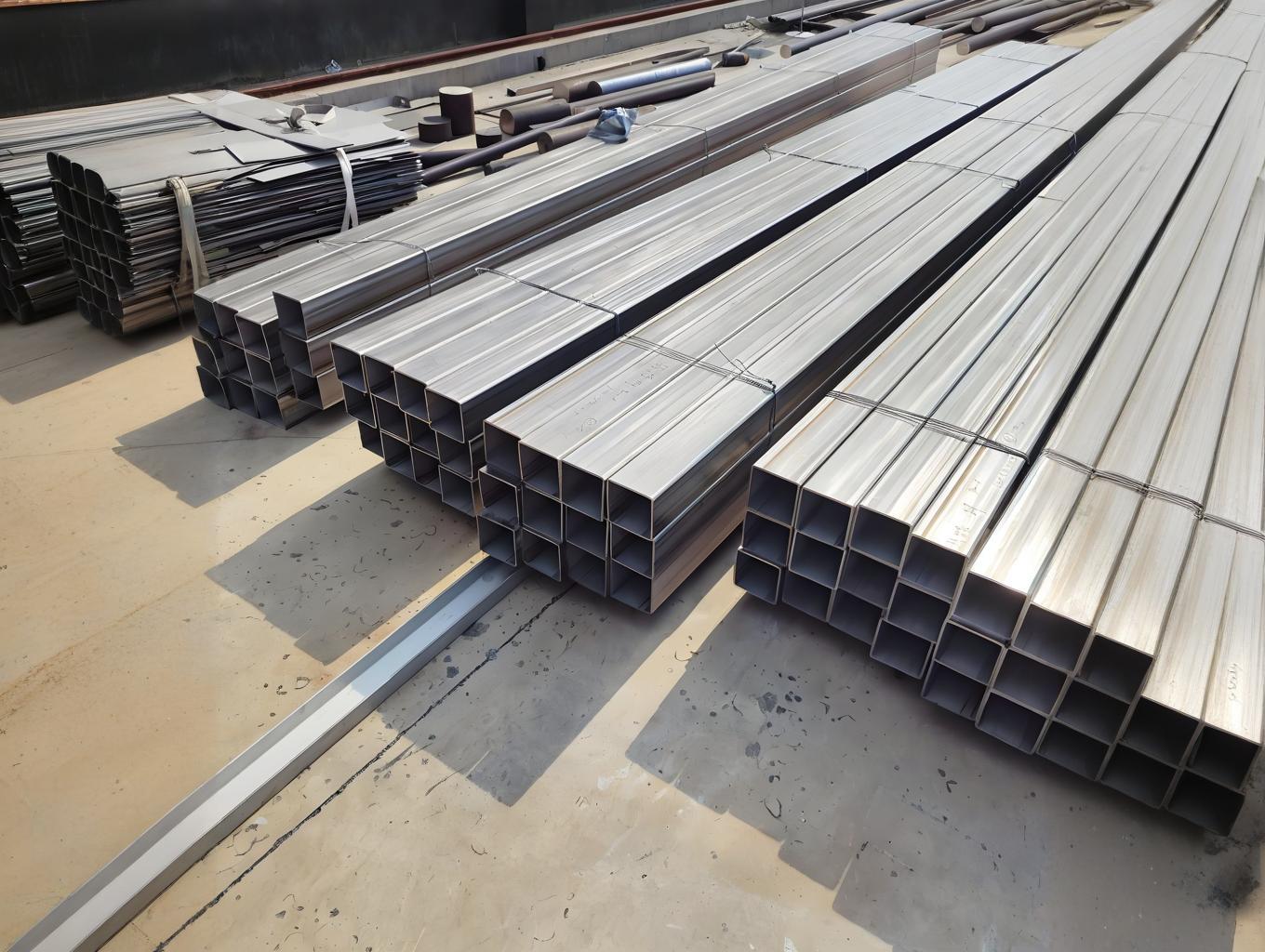 ASTM/EN 10297 Certified 316L/S30400 Stainless Square Tube | Industrial-Grade Structural Pipes