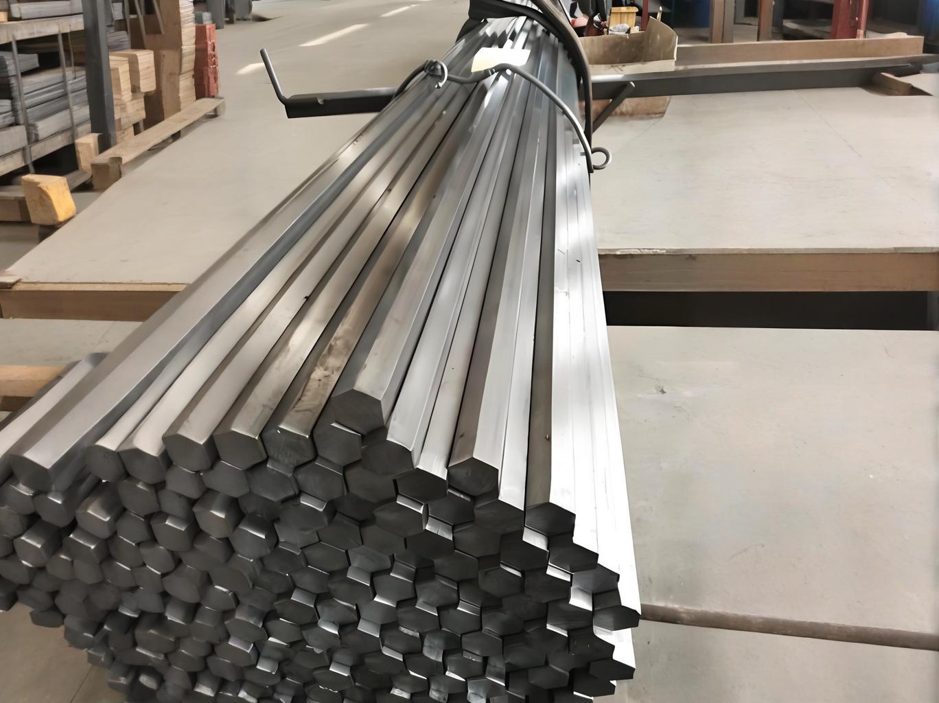 Precision-Cut 42mm Hexagonal Bar 304 & 316L Stainless Steel | Industrial Grade | Global Shipping