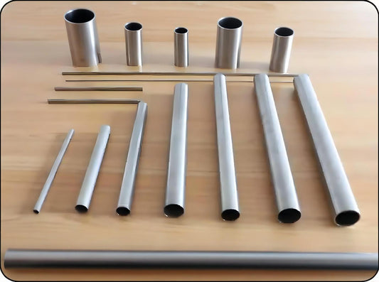 High-Corrosion Resistant Process Tubing | 12.8 Inch (325mm) Welded 2205/316Ti/304L Pipes - Electropolished ID & RFID Smart Inventory