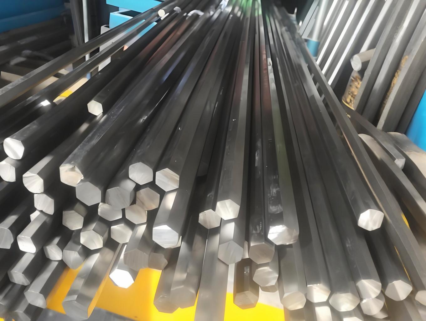 Precision-Cut 42mm Hexagonal Bar 304 & 316L Stainless Steel | Industrial Grade | Global Shipping
